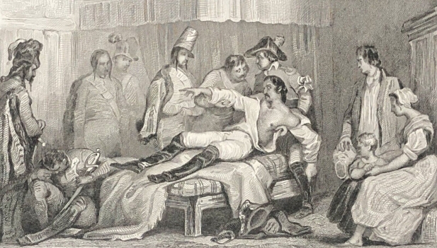 mort_du_general_michel_beaupuy_14_juillet_1755-19_octobre_1796_revolution_francaise_gravure_vers_1860