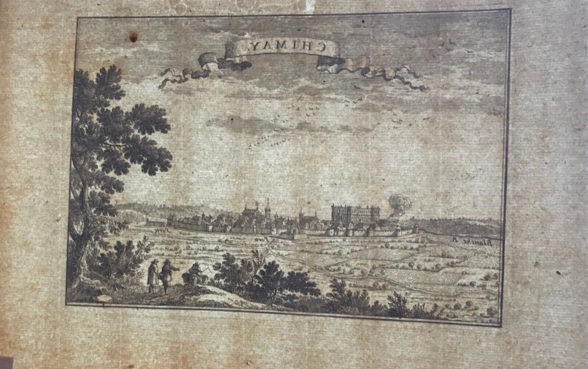 chimay_hainaut_belgium_gravure_au_burin_1680_kupferstich_beaulieu_belgique
