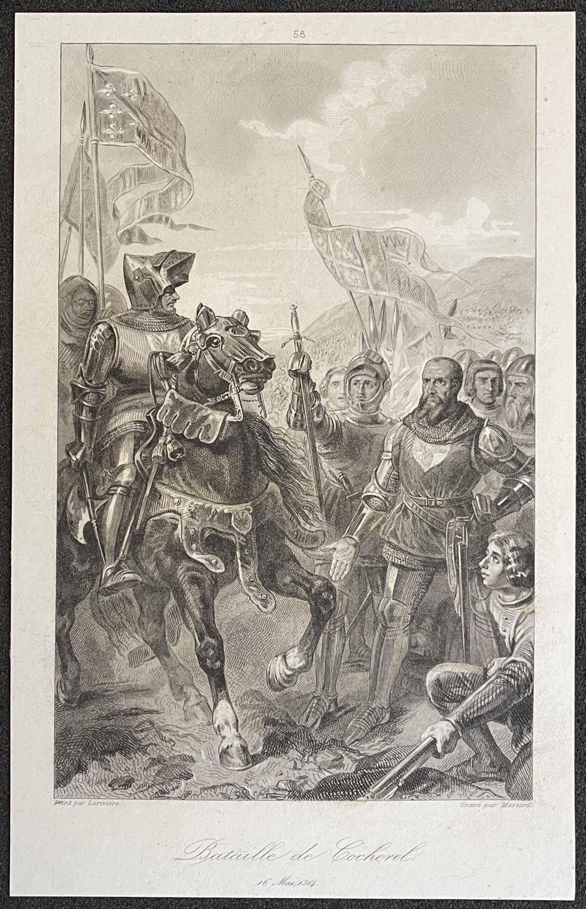 bataille_de_cocherel_1364_houlbec-cocherel_charles_v_c_1840_du_guesclin_eure