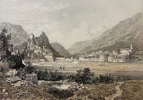 roquesteron_lithographie_1864_alpes-maritimes_provence_alpes_cote_dazur_france