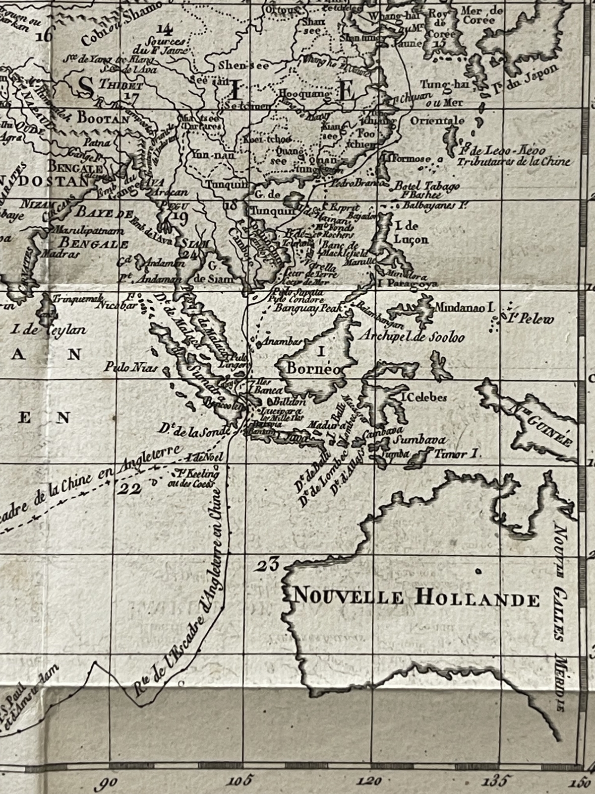 china_england_1817_antique_map_lion_hindostan_voyage_macartney_embassy_chine