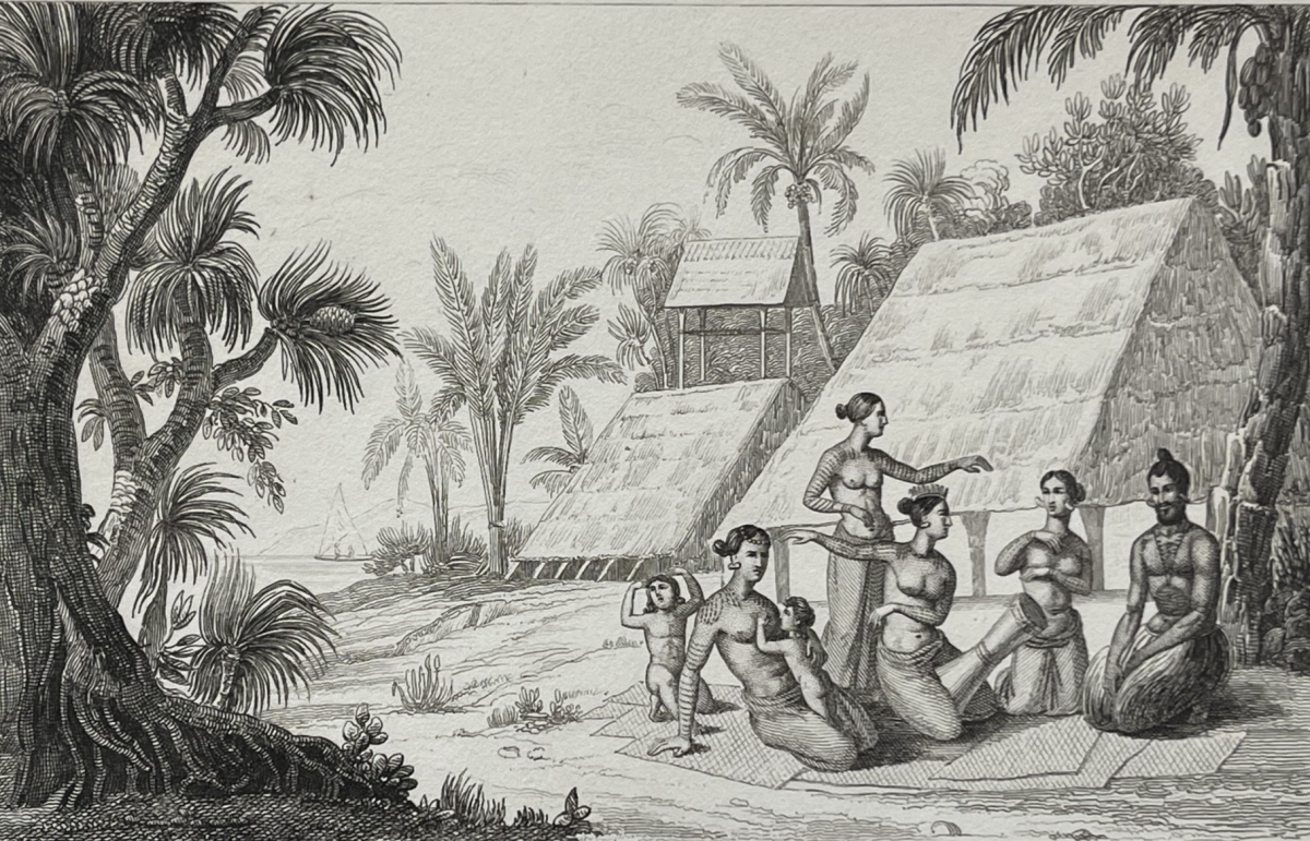 caroline_islands_radak_island_original_antique_engraving_micronesia_1836_oceanie