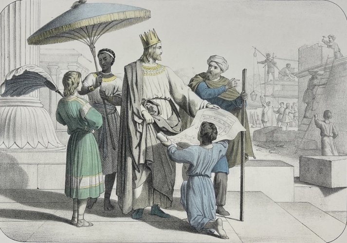 israel_salomon_batit_le_temple_de_jerusalem_lithographie_de_vallet_vers_1830