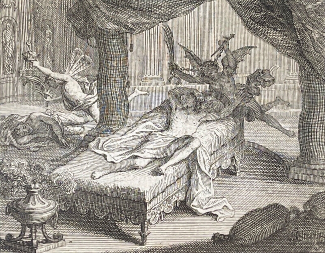 jean_ranc_1674-1735_rare_gravure_1719_les_deux_songes_graveur_tardieu_france
