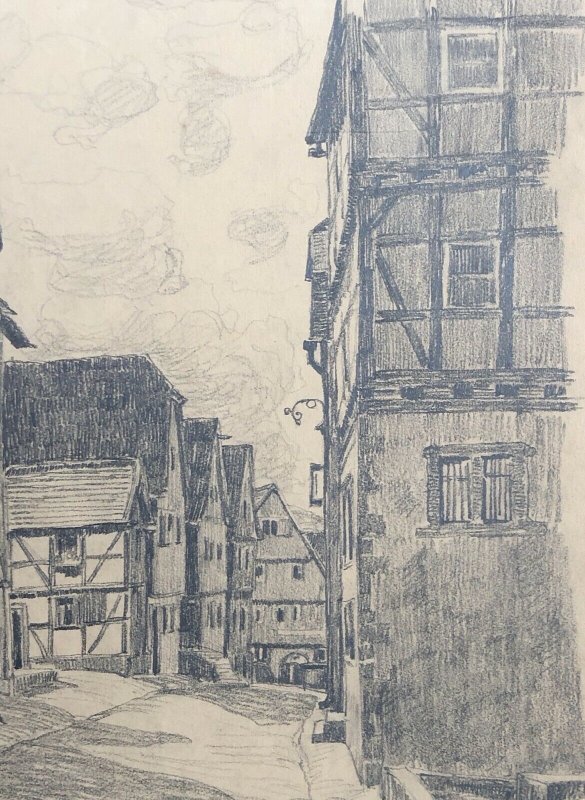 schutz_verbandsgemeinde_daun_grand_dessin_au_graphite_de_1916_allemagne__
