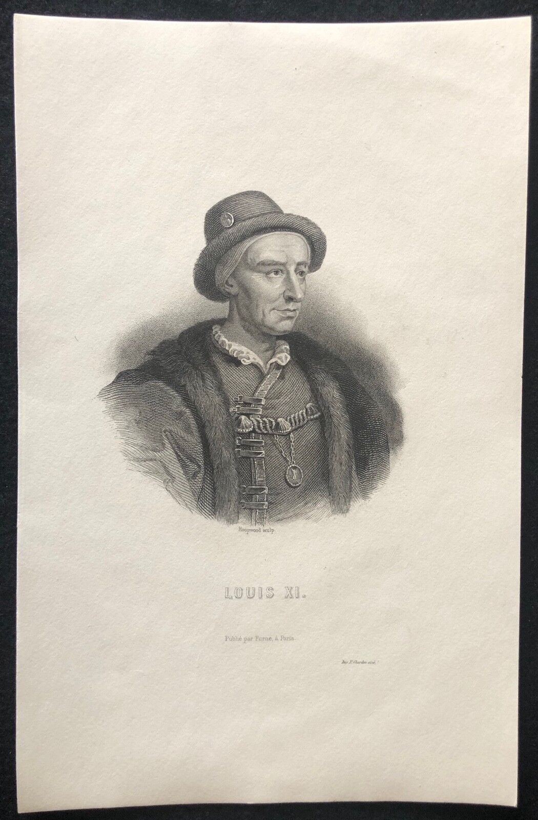 louis_xi_roi_de_france_gravure_originale_tirage_vers_1840