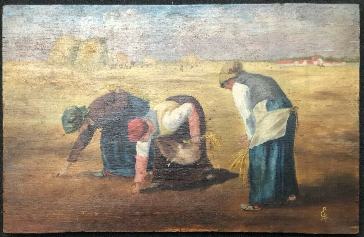 les_glaneuses_dapres_jean-_francois_millet_peinture_sur_bois_xixe_monogramme