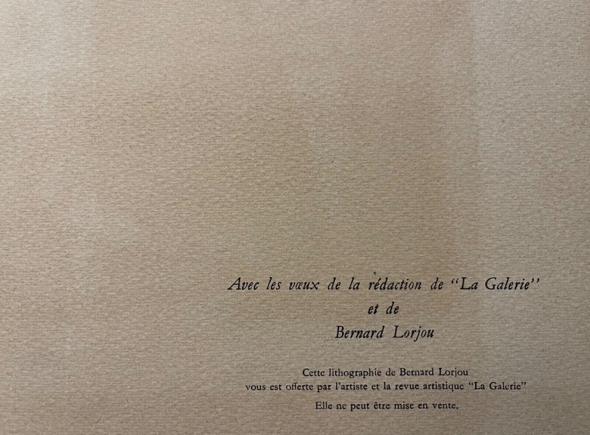 bernard_lorjou_1908-1986_lithographie_le_joueur_de_cithare_c_1950_france