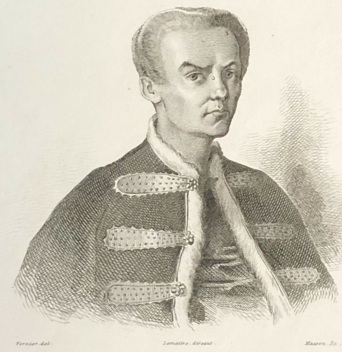 russie_premier_faux_dmitri_gravure_1838_otrepief_uniforme_coiffure