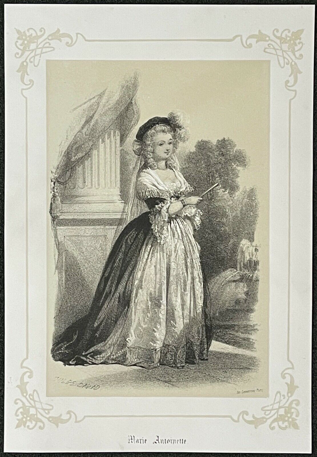marie-antoinette_dautriche_1755-1793_reine_de_france_lithographie_de_1848_xixe