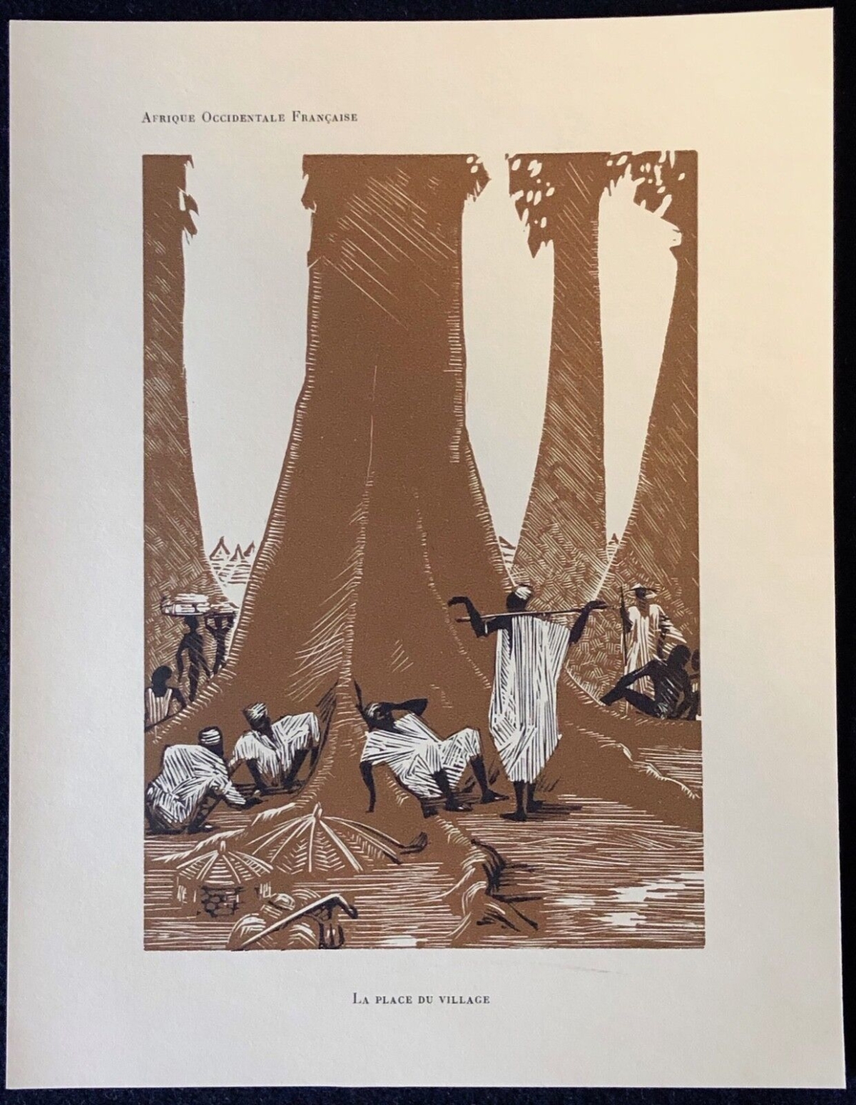 afrique__germaine_balthazar-bernard_1883-1977_1931,_place_du_village_a_o_f