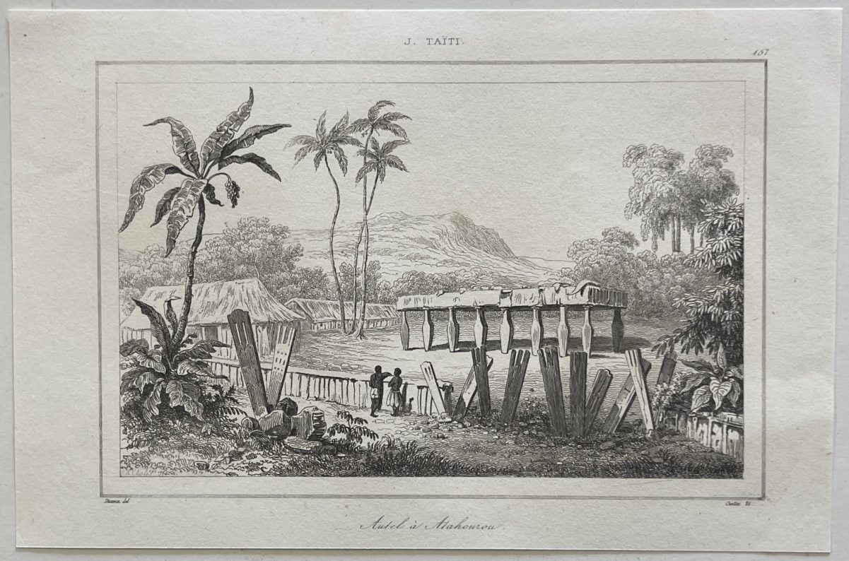tahiti_atahourou_marae_sacred_altar_engraving_1836_polynesia_france_polynesie