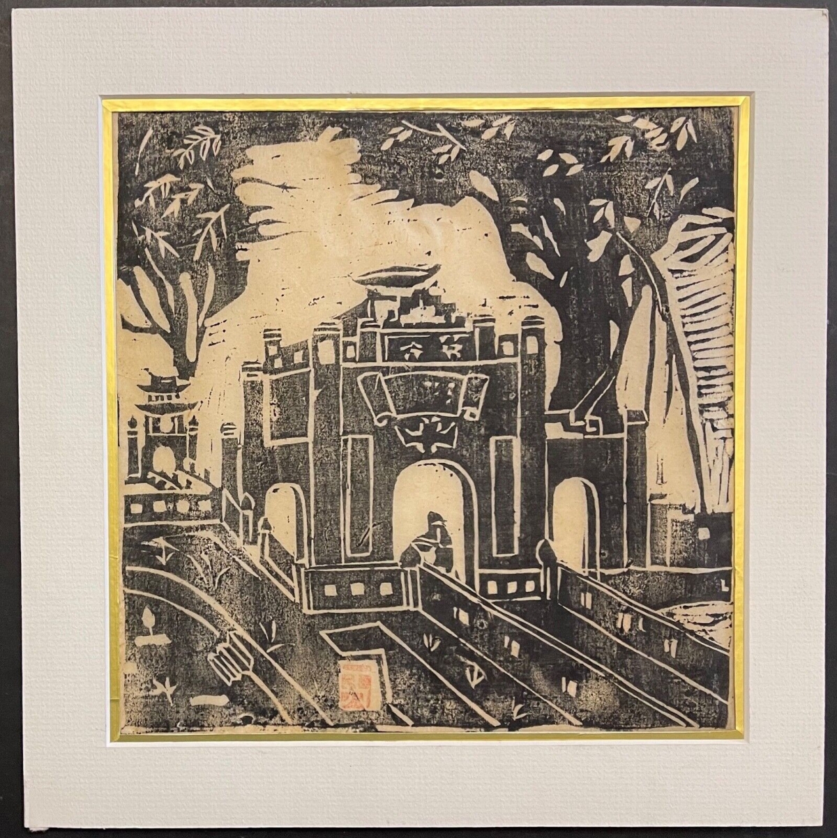vietnam_temple_xylographie_vers_1950_asie_viet_nam_sur_papier_chine