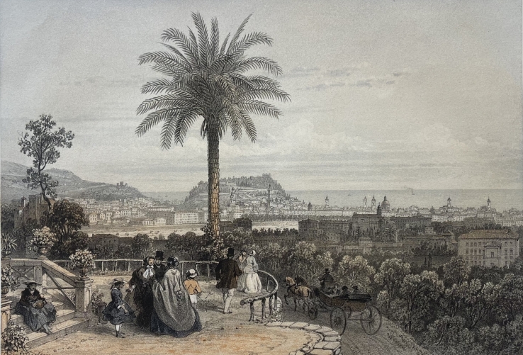 nice_monaco_vue_de_la_villa_venanson_french_riviera_landscape_lithograph_1864