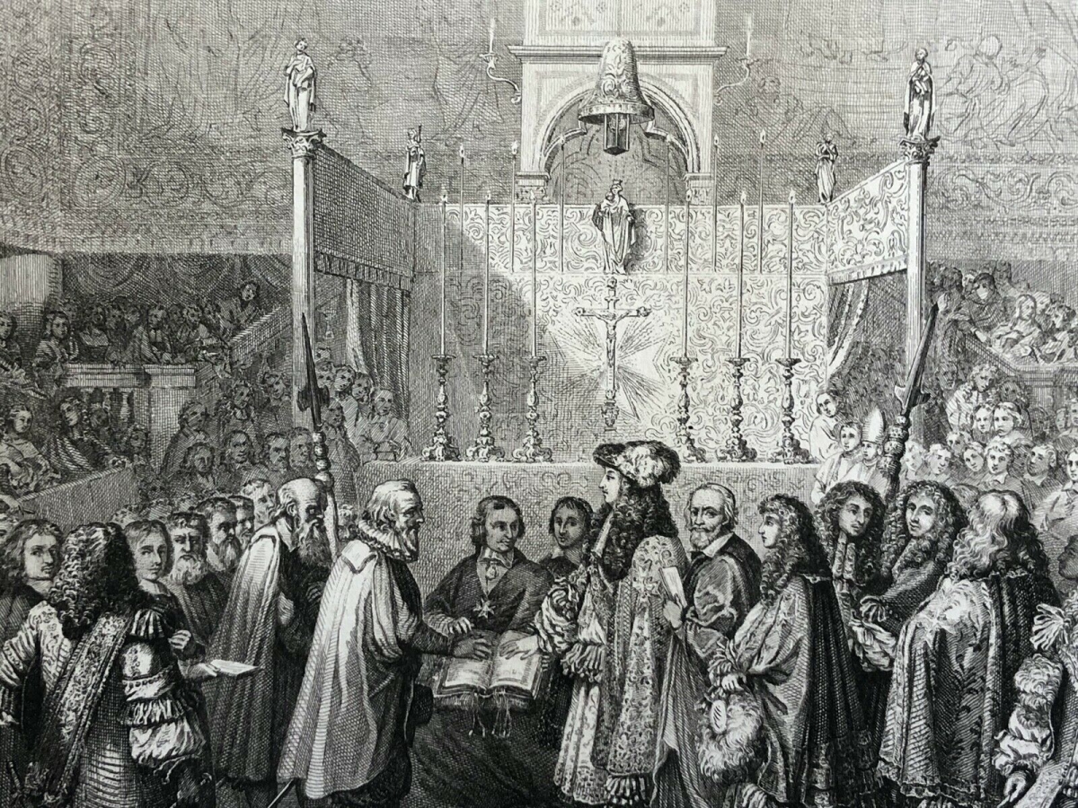 renouvellement_dalliance_france_suisse_1665_louis_xiv_lebrun_gravure_c_1840