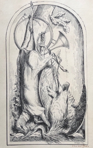 nature_morte_au_heron_et_biche_encre_signee_a_faure_1850_chasse