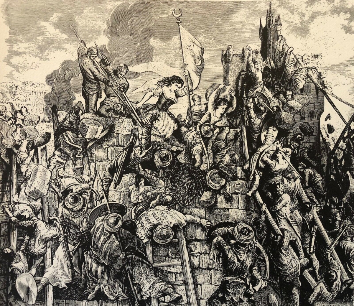 catherine_segurane_1543_vierge_guerriere_heroine_du_siege_de_nice_gustave_dore