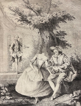 antoine_watteau_1684-1721_graveur_aveline_la_bonne_femme_oeuvre_rare_misogyne