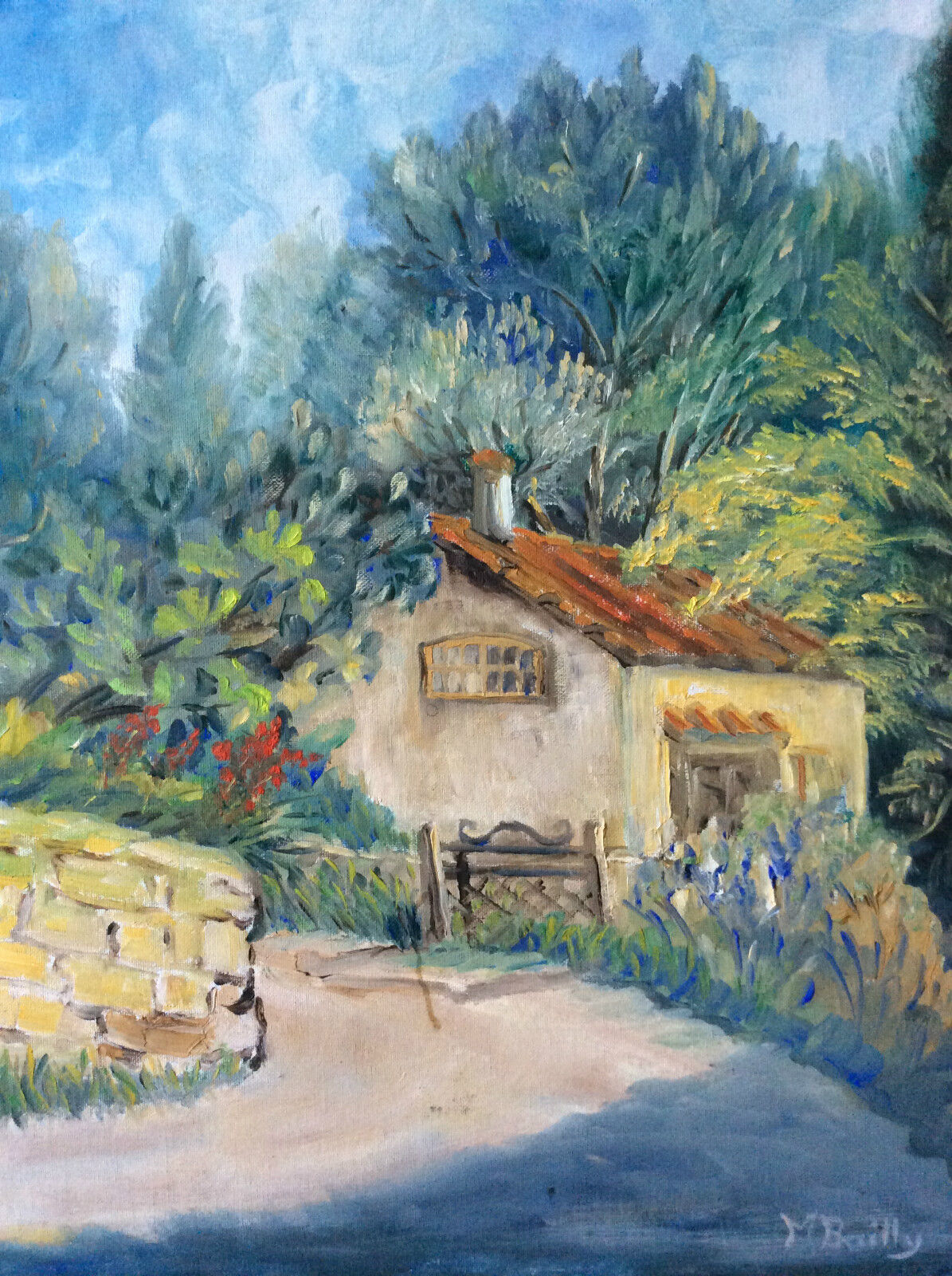huile_sur_carton__cabanon_a_ceyreste__provence,_signee_m__bailly__france