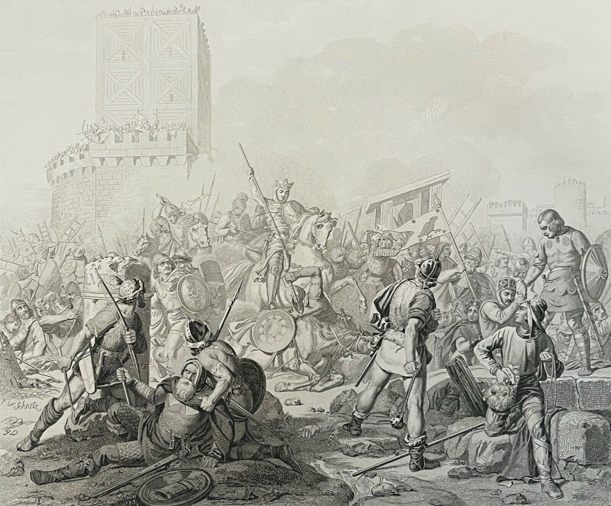 eudes_duc_de_france_comte_de_paris_defend_paris_assiege_885_vikings_france_c1840