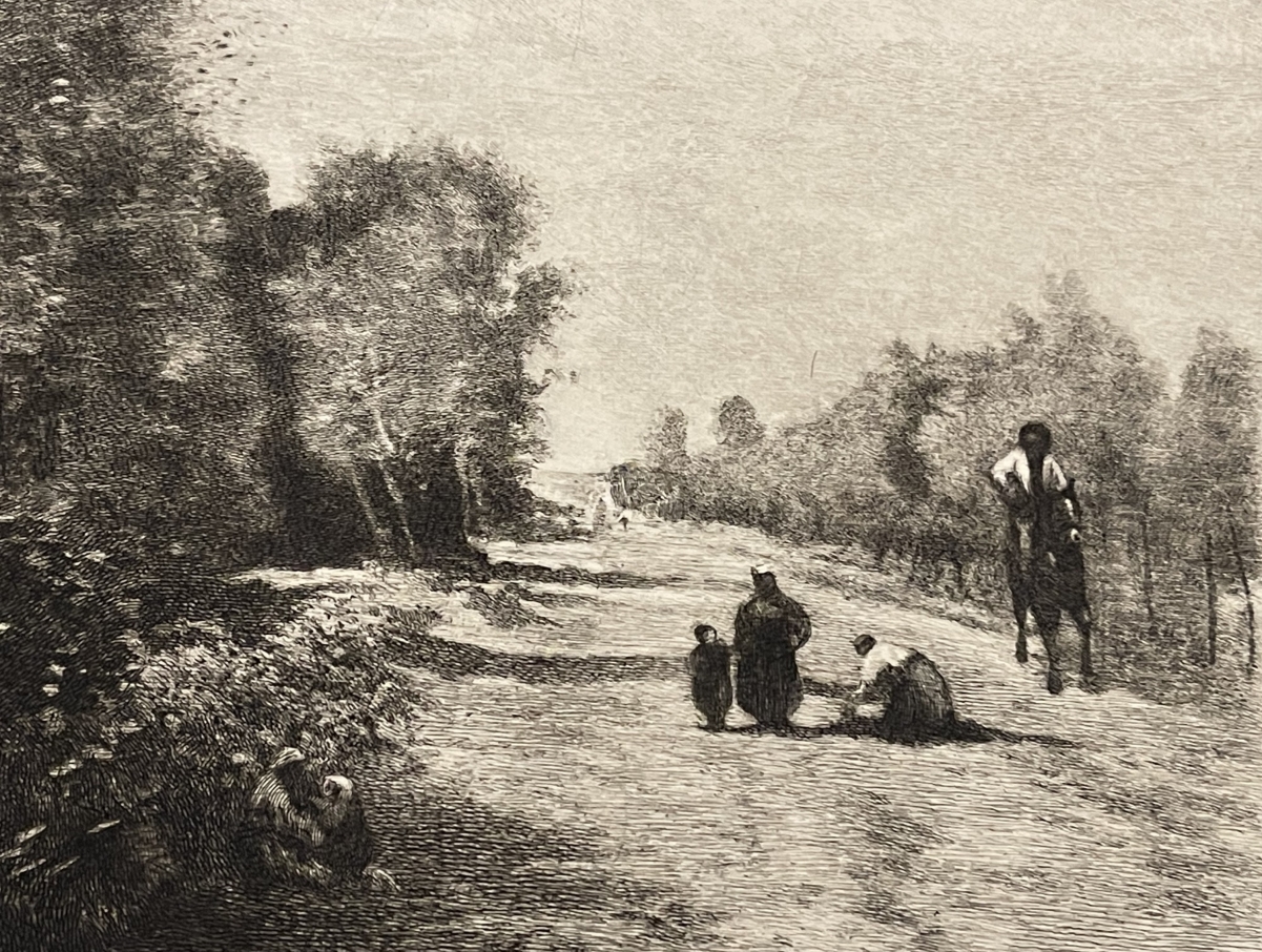 jean_baptiste_corot_route_de_waziers_douais_par_jeannin_gravure_1910