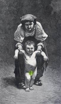 leon_bonnat_1833-1922_les_premiers_pas_italie_latium_c_1887_enfant