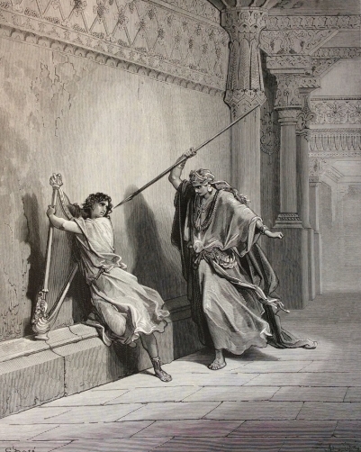 israel_saül_veut_percer_david_de_sa_lance_gustave_dore_1874