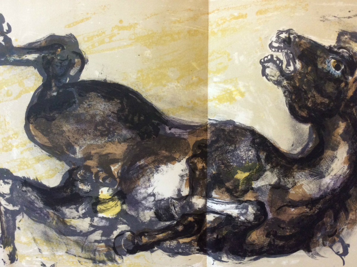 walter_spitzer_lithograhie_double_cheval_les_noyers_de_laltenburg_malraux