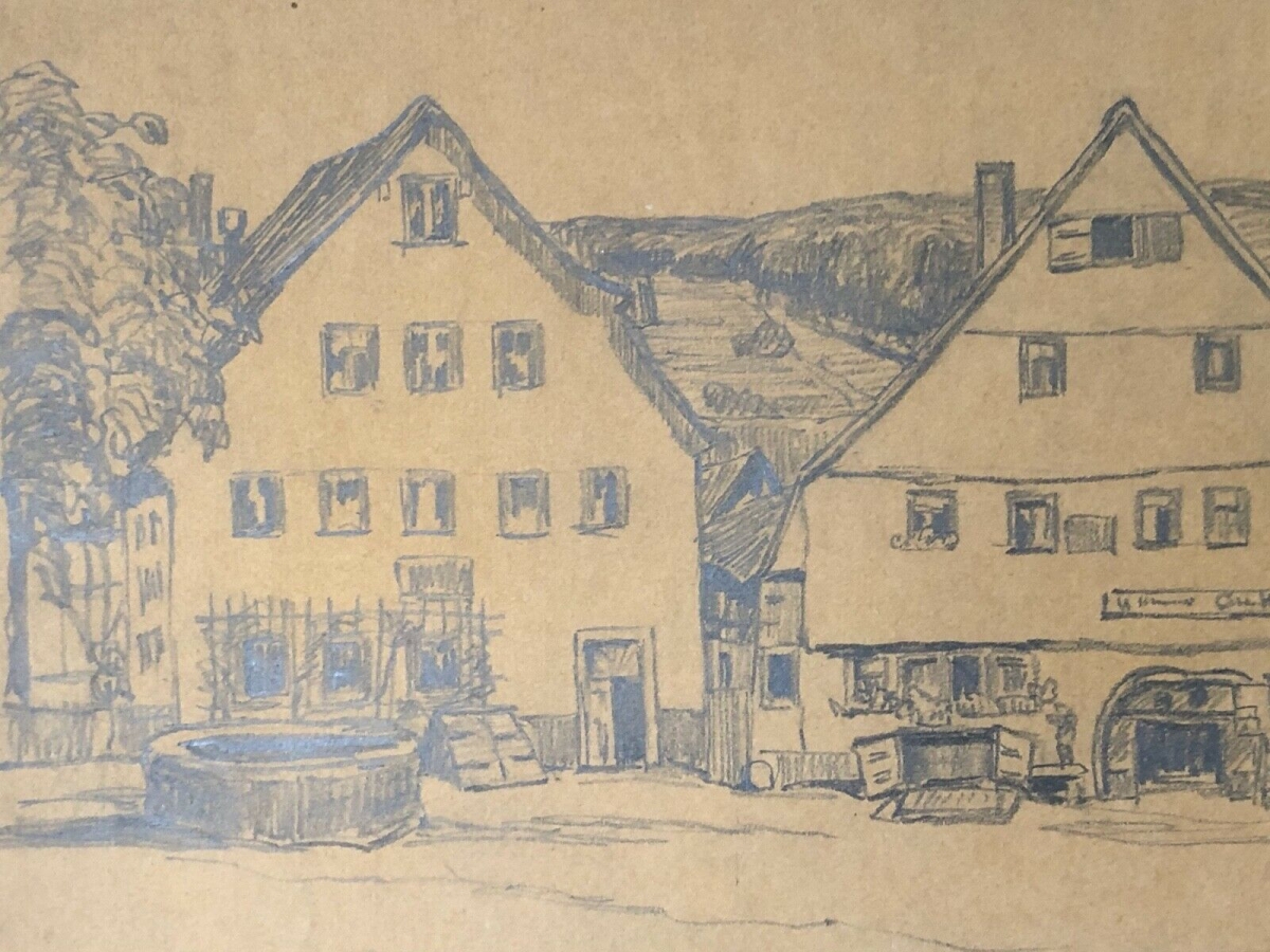 schutz_verbandsgemeinde_daun_grand_dessin_au_graphite_de_1916_allemagne
