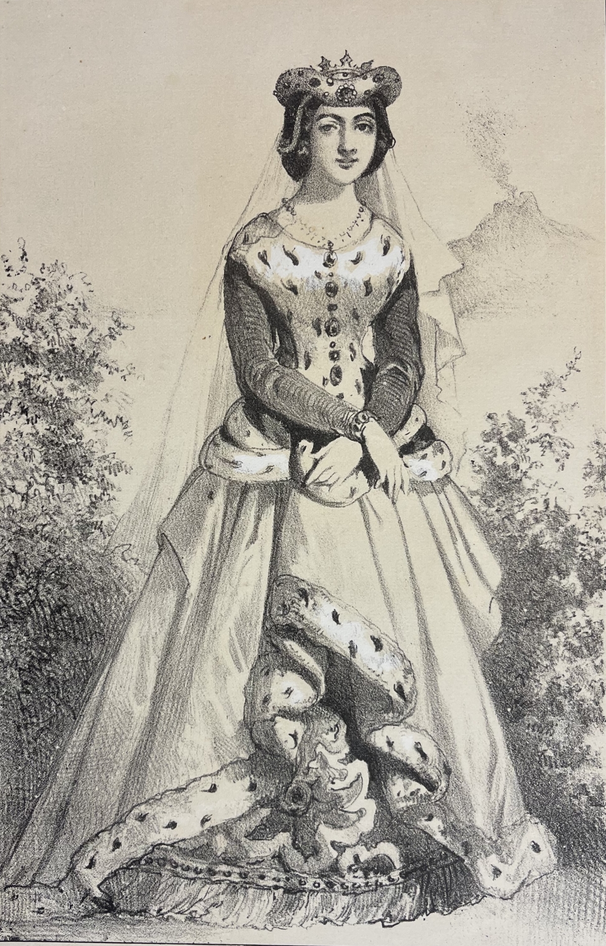 jeanne_de_naples_comtesse_de_provence_lithographie_c_1840_provence