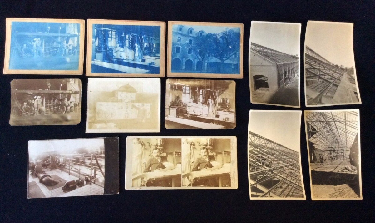 egypte_lot_de_photographies_dune_usine_au_caire_en_1912_egypt