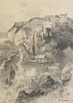 chateau_fort_de_tancarville_normandie_gravure_du_xixe