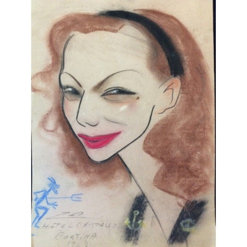 peintre_marine_en_escale_en_italie_cortina_a_l_hotel_cristallo_portrait_femme