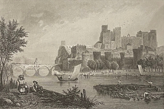 avignon_gravure_de_1862_provence_france_pont