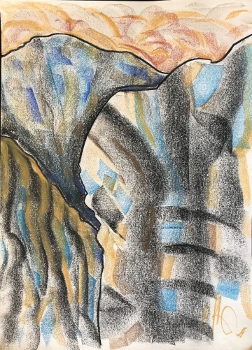 pastel_art_contemporain_signe_illisible_?_1997_abstraction_abstrait__