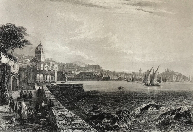 genes_genova_par_rouargue_circa_1843_italia_italie