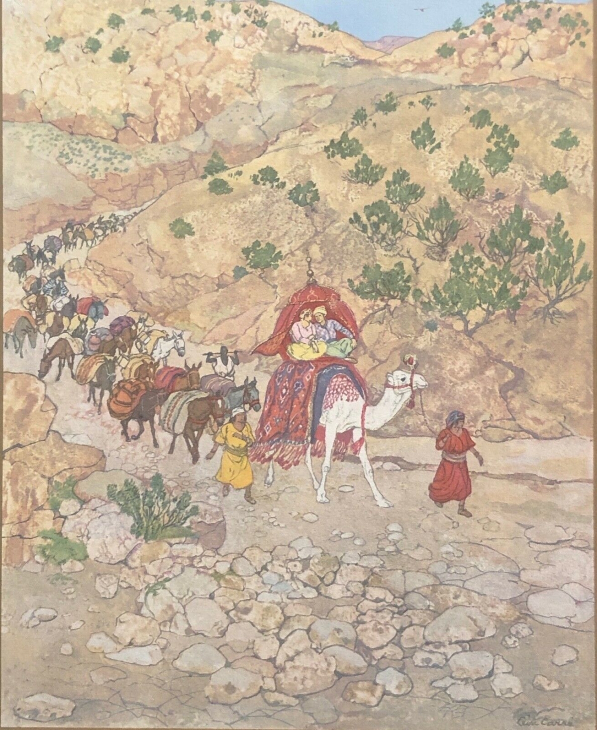 caravane_arabe_orfevre_les_mille_et_une_nuits_leon_carre_1926_orientalisme