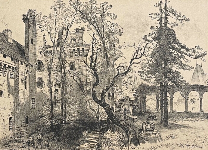 chateau_de_chateaubriant_pays_de_la_loire_gravure_xixe