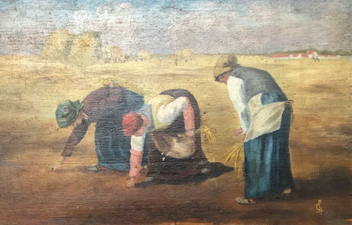 les_glaneuses_dapres_jean-_francois_millet_peinture_sur_bois_xixe_monogramme