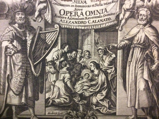 abraham_aubry_frontspice_pera_omnia_sive_nova_sylva_concionum_1679