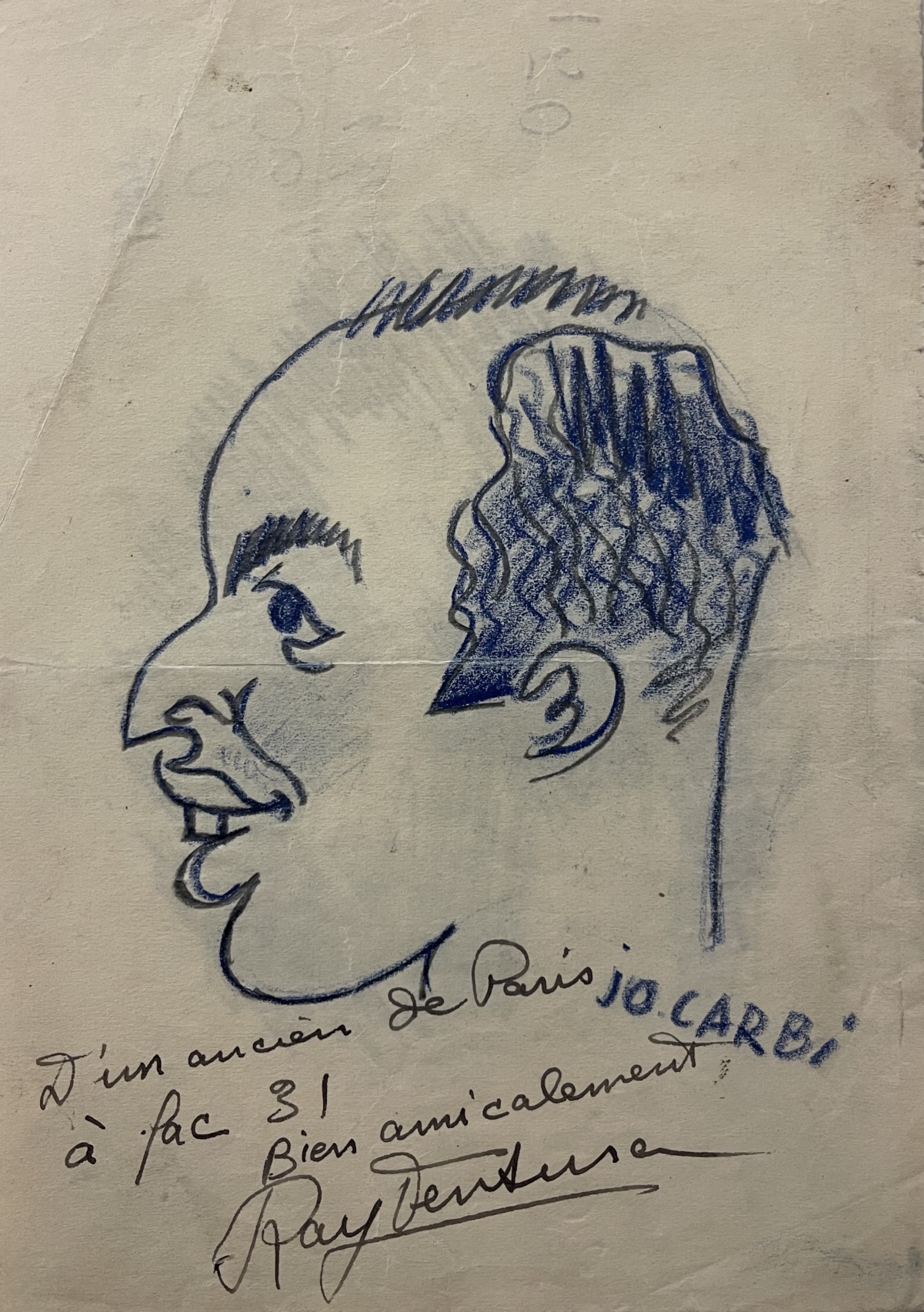 raymond_ventura_dit_ray_ventura_1908-1979_autographe_caricature_carbi_1931