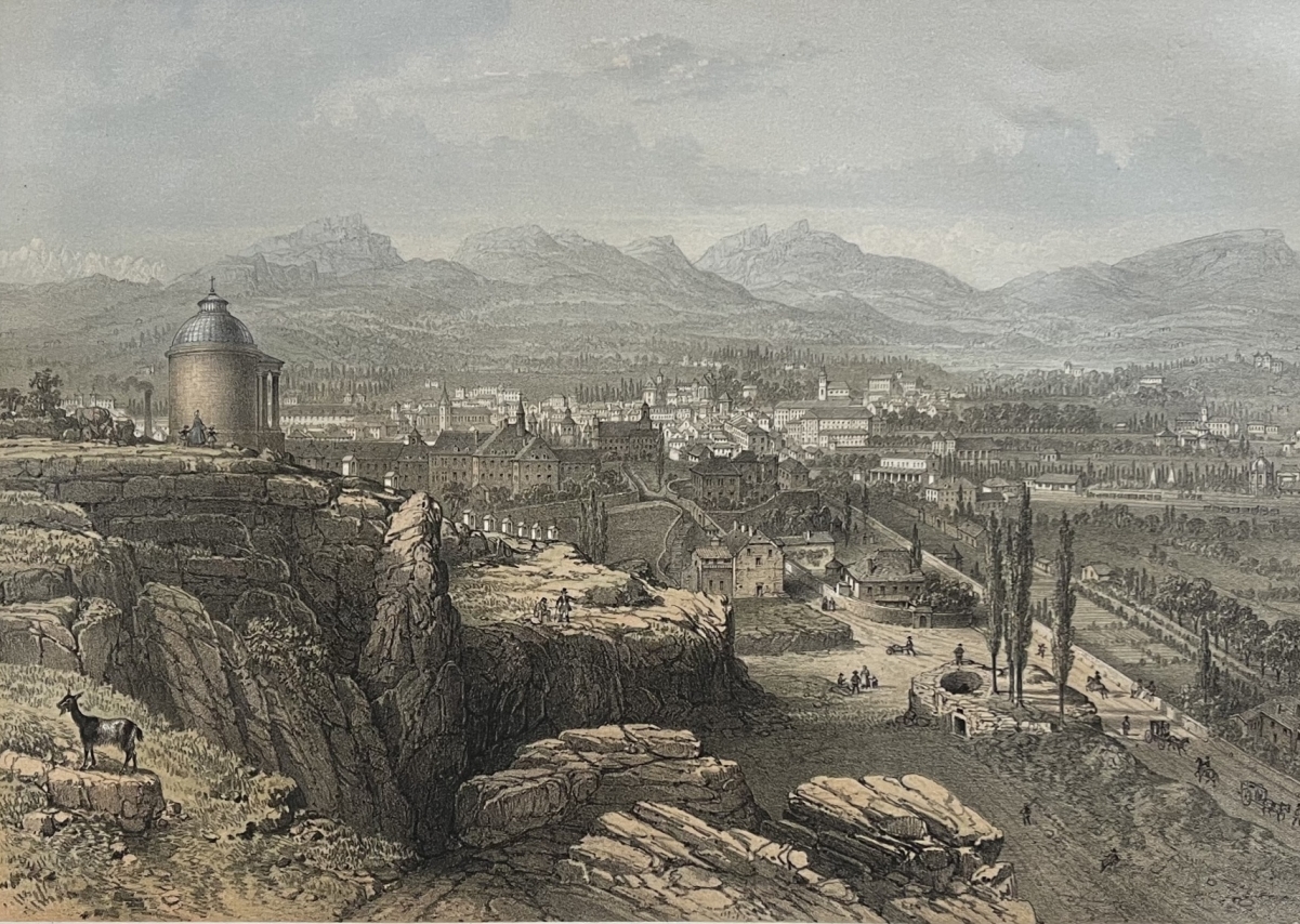 chambery_france_antique_lithograph_1864_felix_benoist_savoy_alps_alpes_savoie