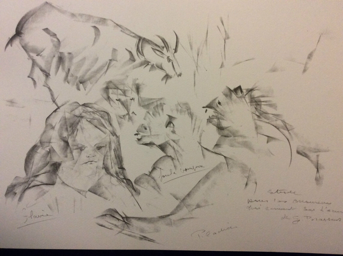georges_brassens_lithographie_originale_couleur_illustration_par_pierre_cadiou