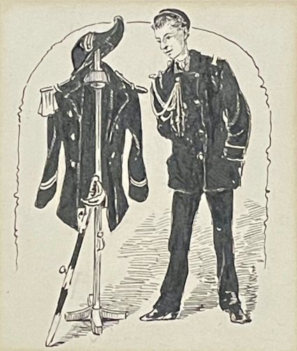marine_reve_d???aspirant_dessin_a_lencre_vers_1870_france_uniforme