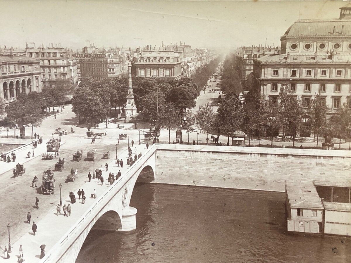 edouard_hautecoeur_place_du_chatelet_bd_de_strasbourg_paris_c1875_albumine