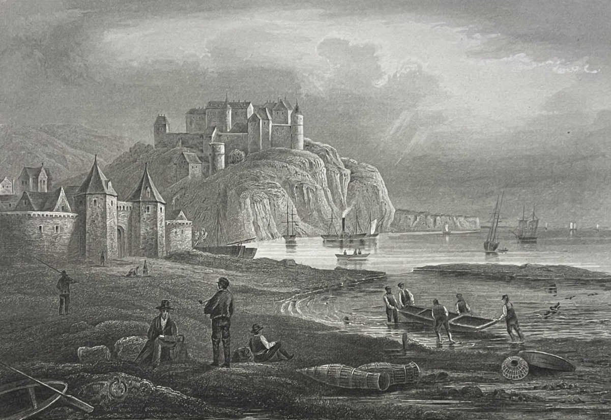 caen_carlvados_orne_normandie_france_gravure_vers_1835