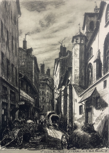 lyon_ancienne_rue_du_champier_et_lhotel_de_la_moule_blanche_en_1891_gravure_xxe