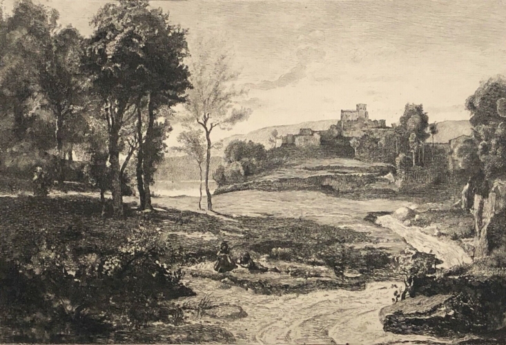 camille_corot_lake_albano_castel_gandolfo_italia_rome_pointe_seche_1910