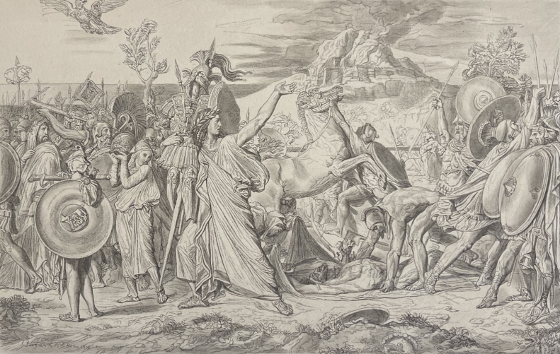 ingres_1780-1867_romulus_vainqueur_dacron_vers_1860_grave_par_rosotte