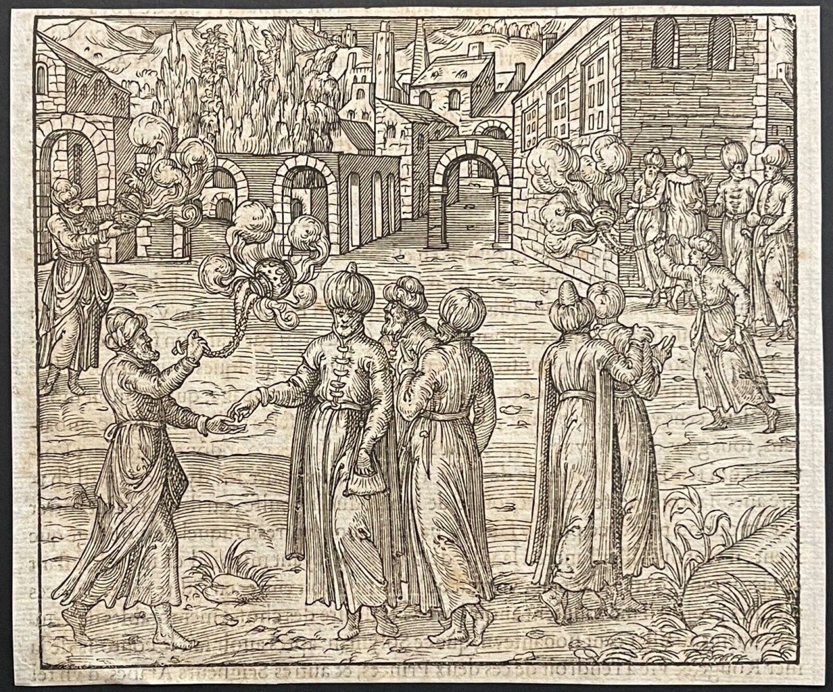 egypte_maures_encensement_des_rues_andre_thevet_1504-1592_gravure_1575_encens